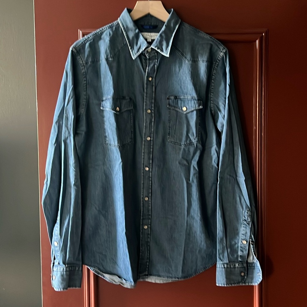 Teddy Stratford Denim Western Button Down